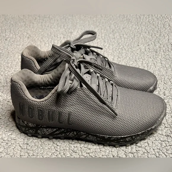 NWT  Nobull Turf Trainers in gray, size women’s 8.5 ,  Men’s 7. NOBULL Turf Trainer Review | Good Traction On Turf But Lacks  main image 4